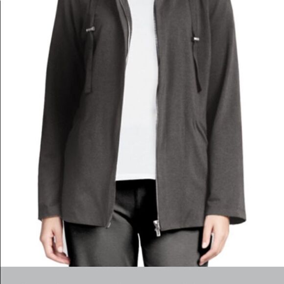 EILEEN FISHER PETITES JACKET ORGANIC DRAWSTRING JACKET - Picture 1 of 10